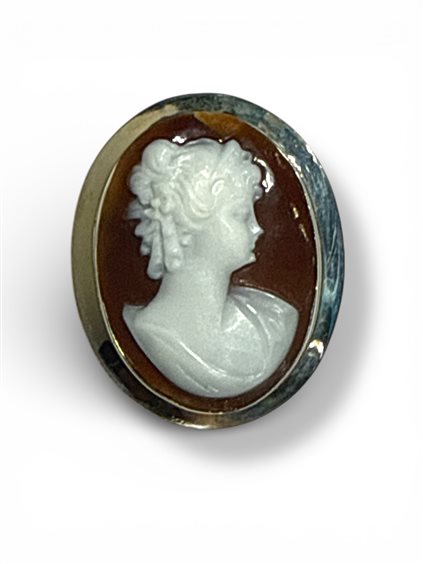 Brosche Mandile 1922 Dame Cammei  in Silber Conchiglia 2MSPCM18 - 2MSPCM18